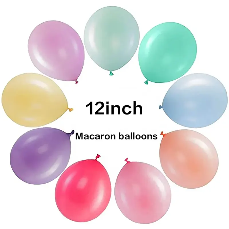Balon lateks macaroon 12 inci