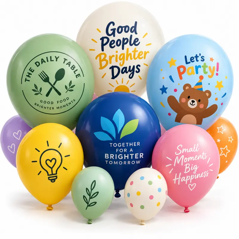Balon Lateks Cetak Kustom 18 Inci