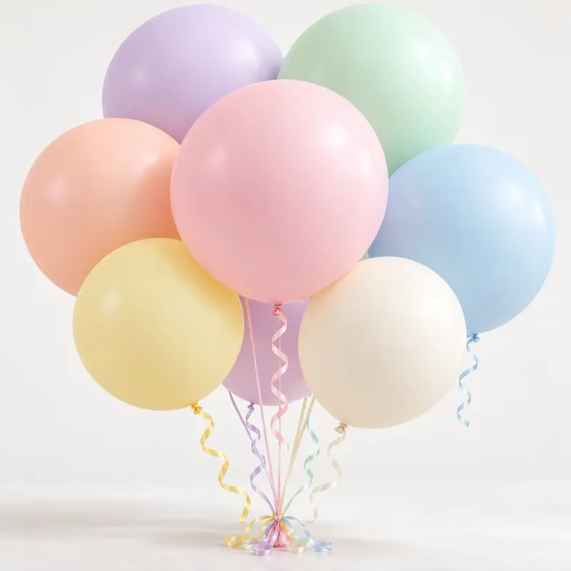 Balon Lateks Macaron 18 Inci
