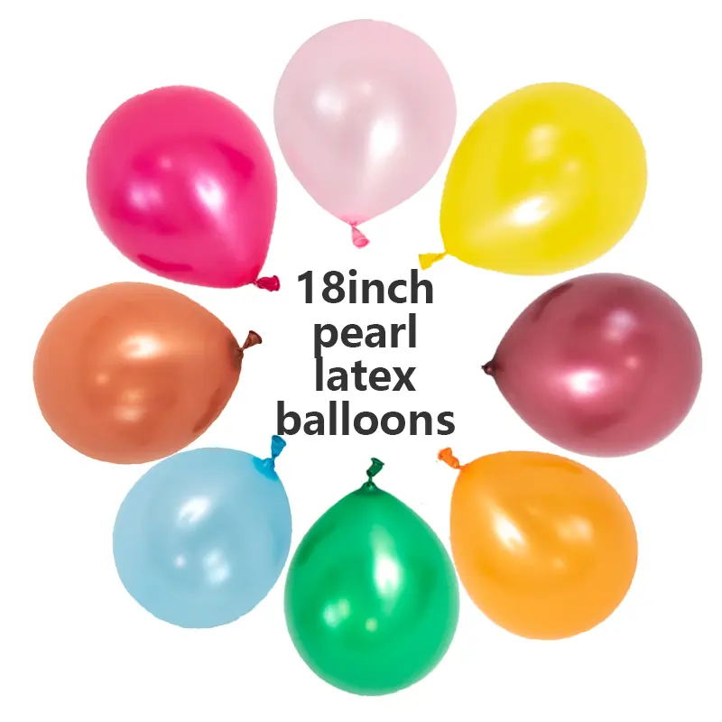 Balon Lateks Mutiara 18 Inci