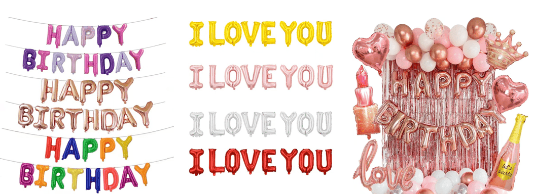 Balon foil huruf 16 inci berisi huruf apa? Mendukung kombinasi gratis?