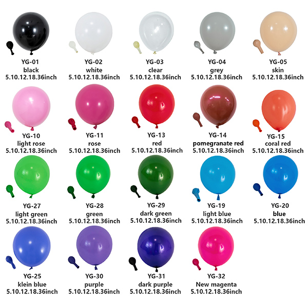 Bagaimana Merencanakan Paket Warna Balon Lateks Matte untuk Toko Ritel