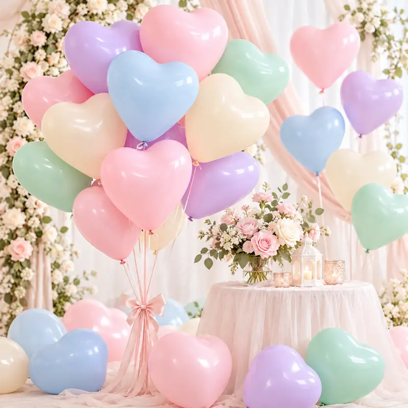Cara Memverifikasi Dimensi Balon Lateks Hati untuk Pesanan Massal