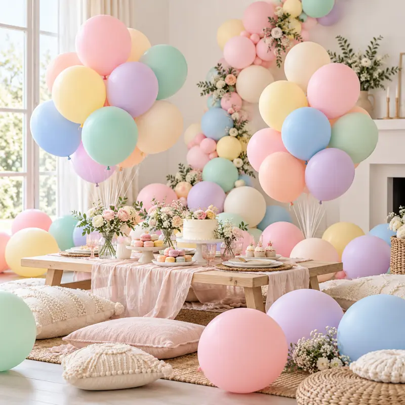 Balon Lateks Macaron 36 Inci