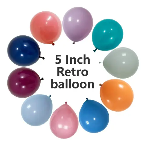 Balon Lateks Retro 5 Inci