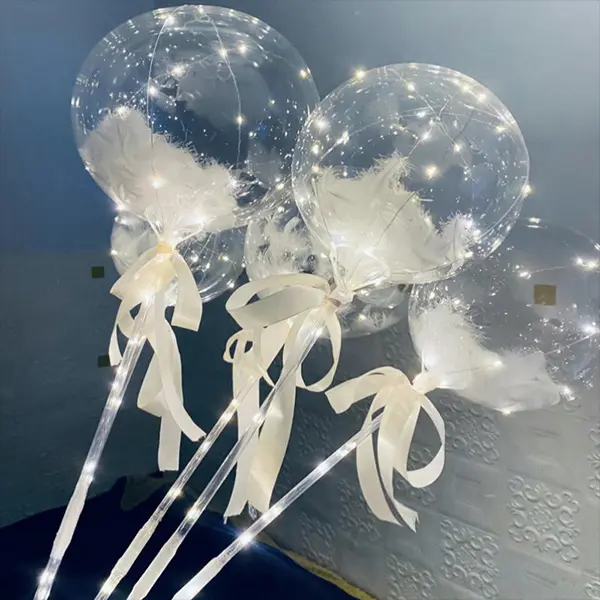 Balon Bobo Led Isian Bulu