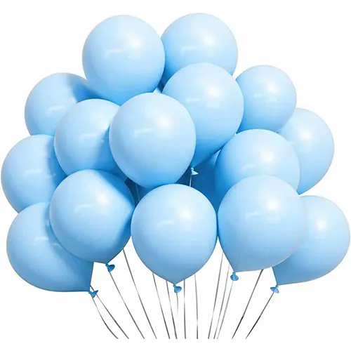 Balon Macaron Biru