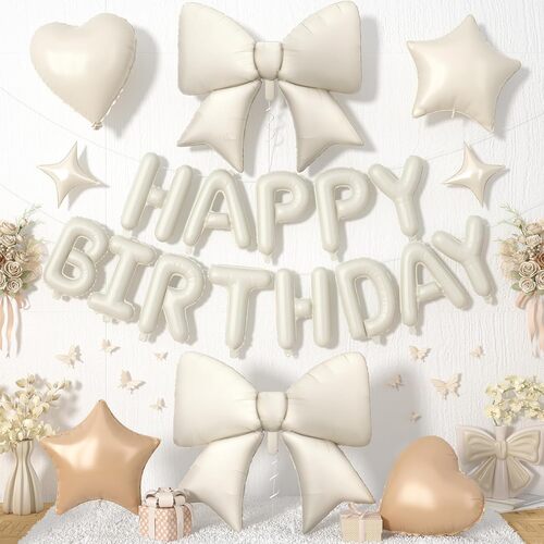 Set ulang tahun balon simpul busur