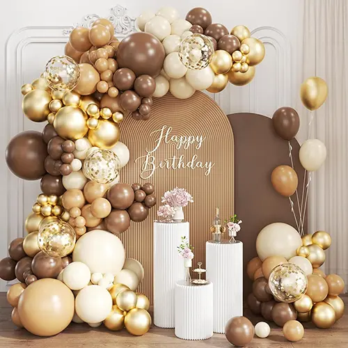 Kit Lengkungan Balon Warna Unta