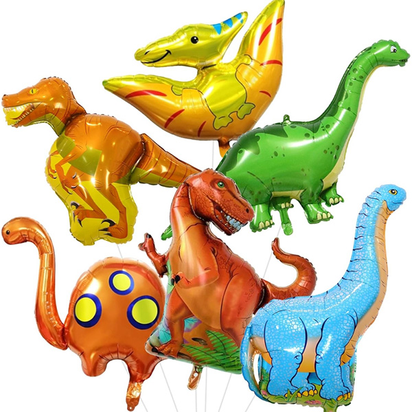 Kartun Dinosaurus Foil Balloon