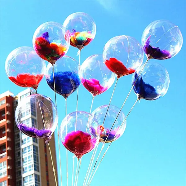 Balon Bobo Led Isian Bulu