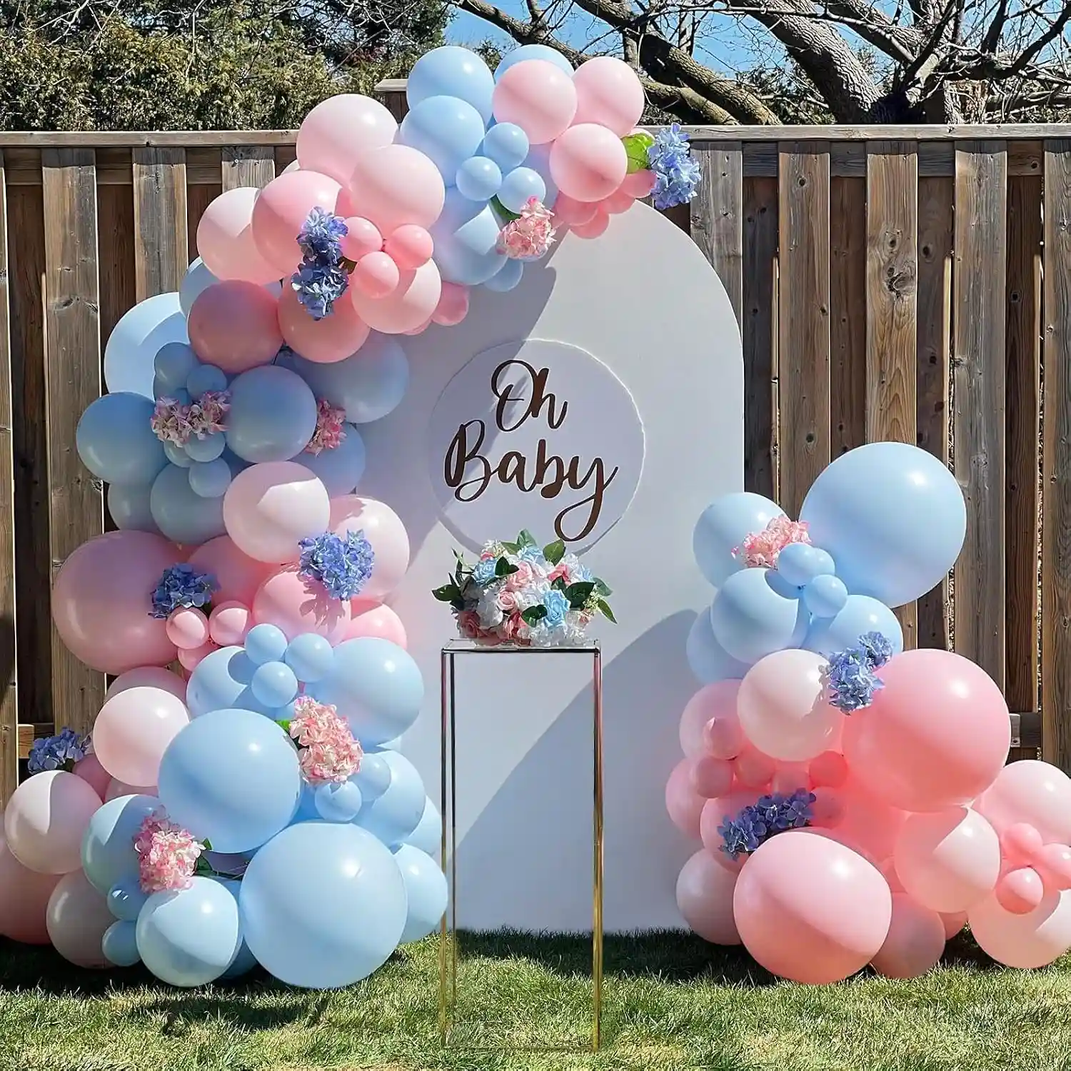 kit lengkungan balon pengungkapan gender