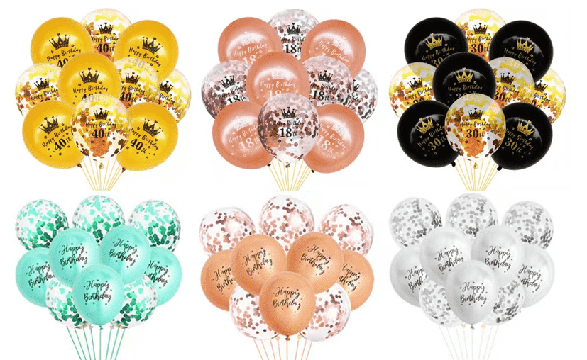 Happy Birthday Latex Balloon