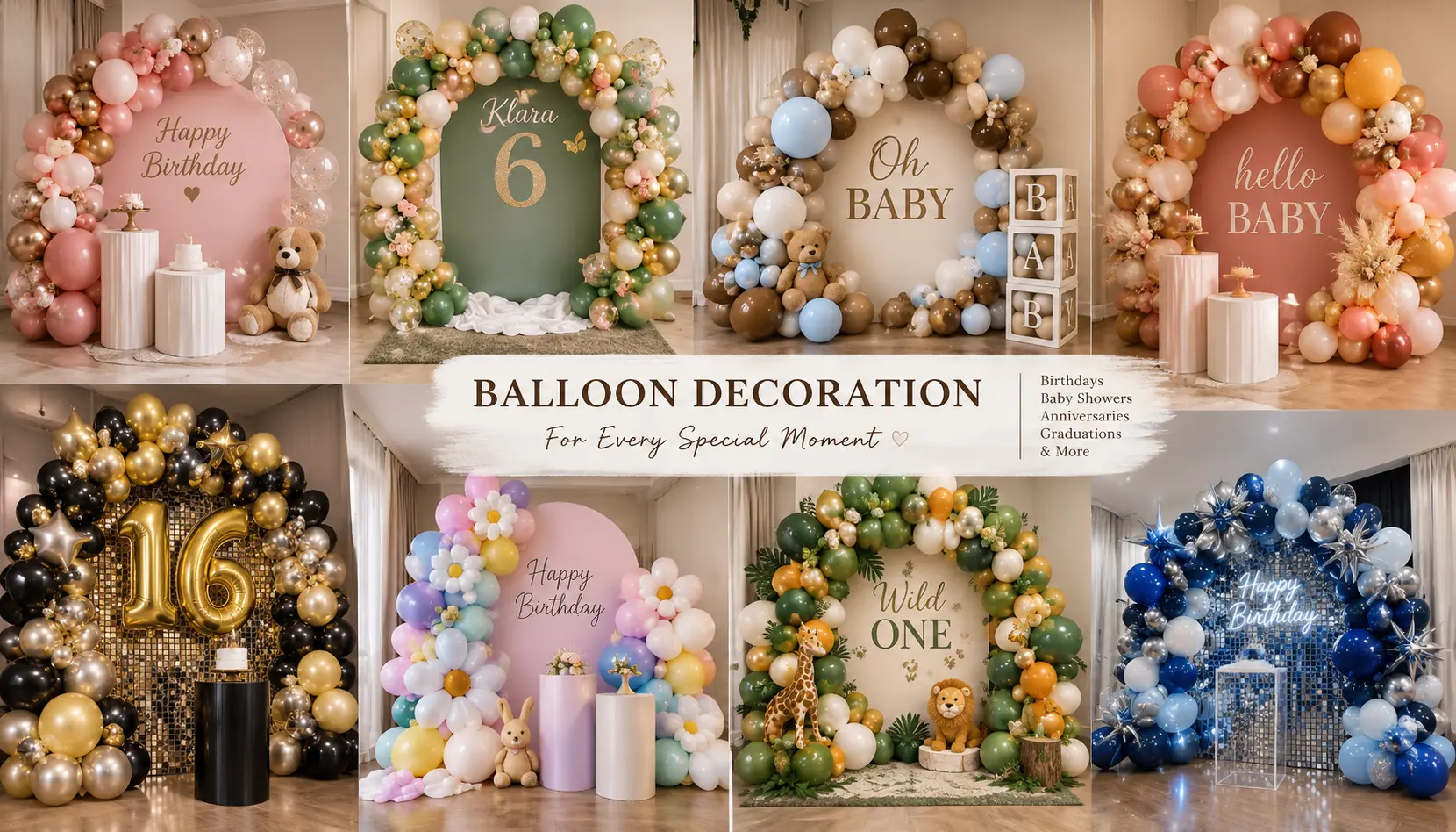 Wholesale Baby Shower Balloon Arch Kits and Gender Reveal Balloon Arch Kits from Borun Balloon Factory