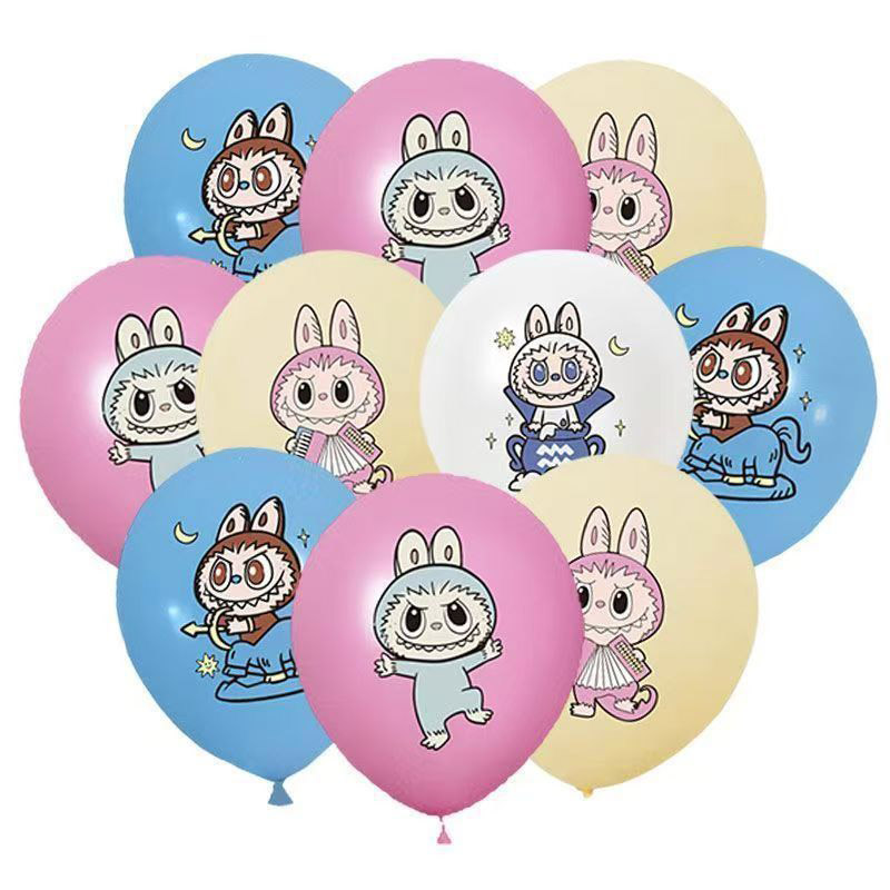 Balon cetak Labubu