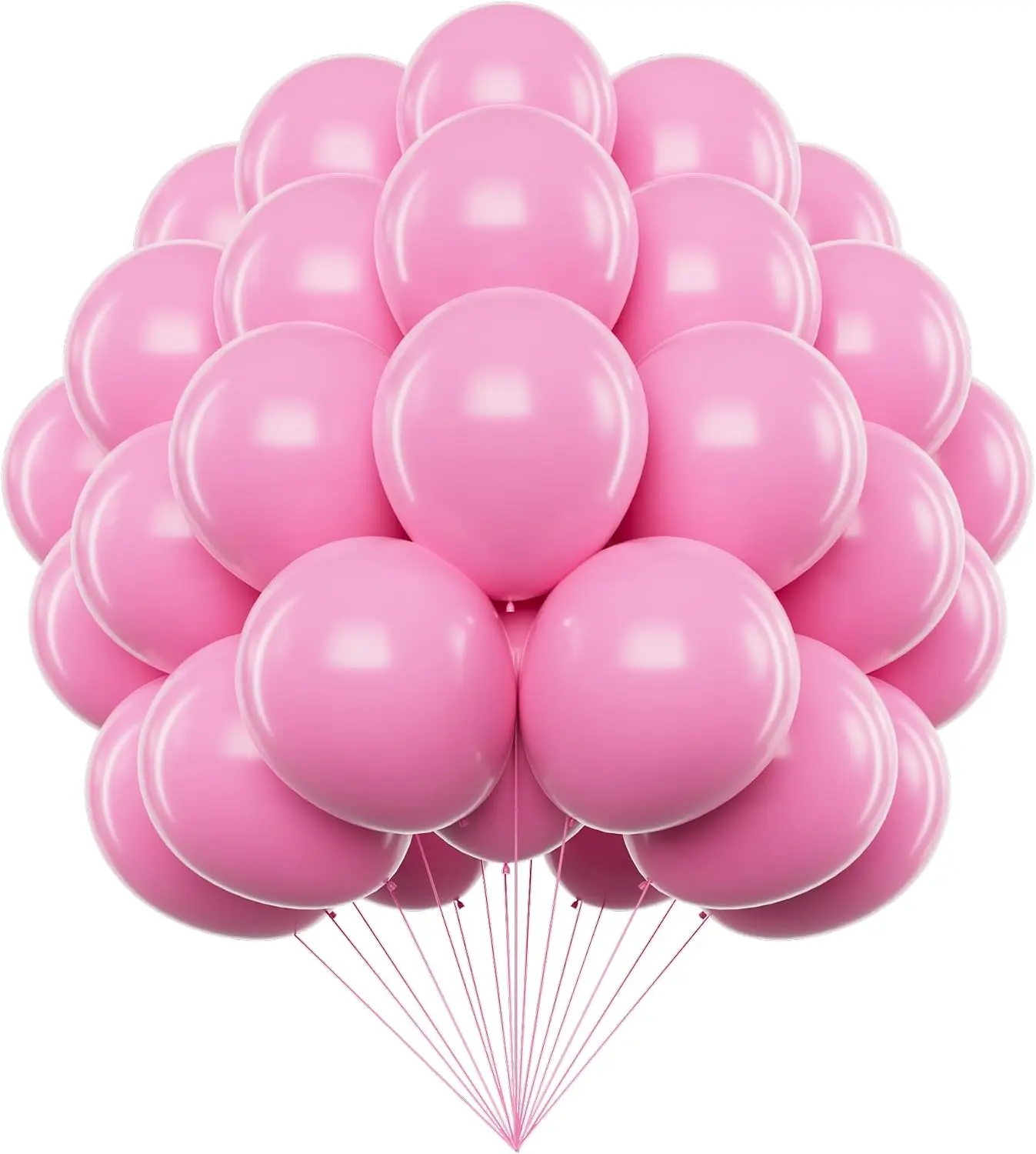 Balon Merah Muda Matte