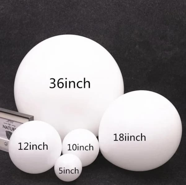 Balon putih matte