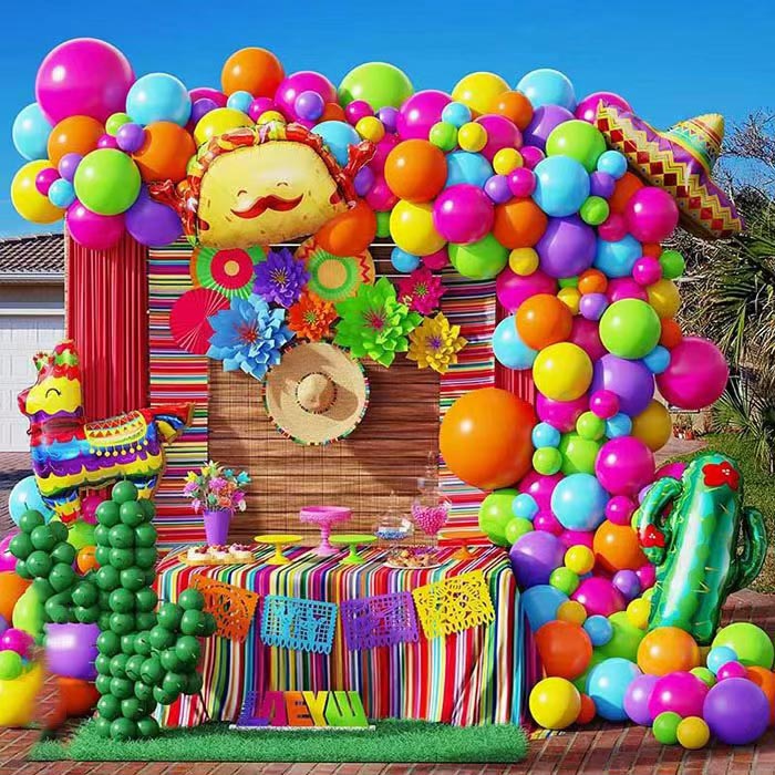 Kit Garland Arch Fiesta Balon Meksiko