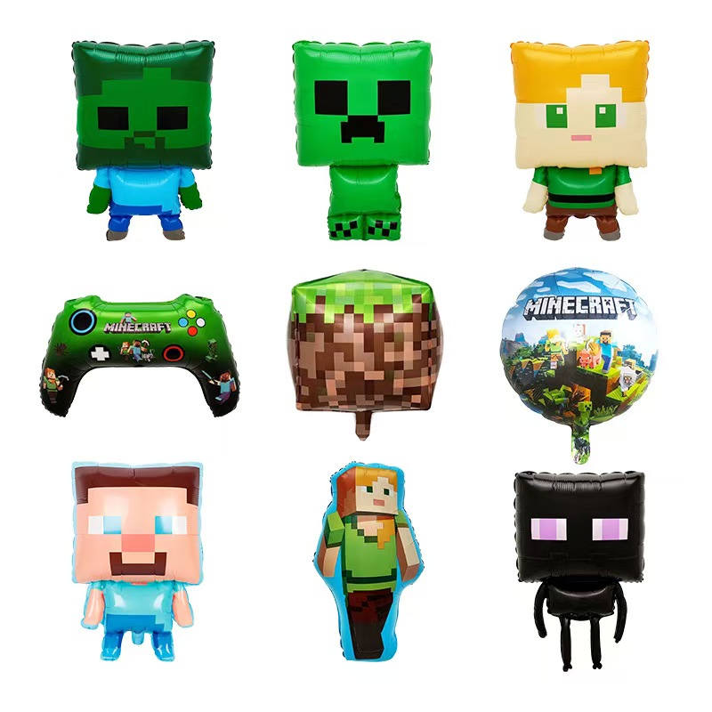 Balon foil Minecraft