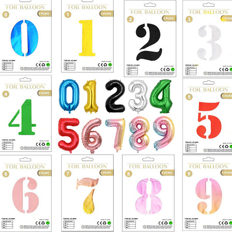 Kemasan Kartu Kertas Balon Foil