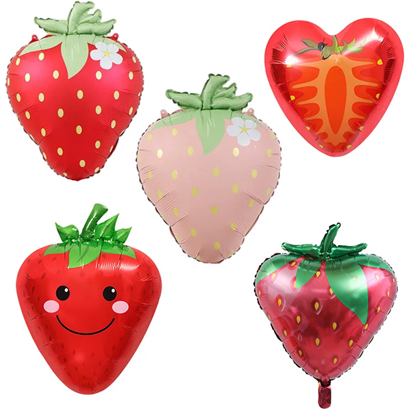Balon foil stroberi