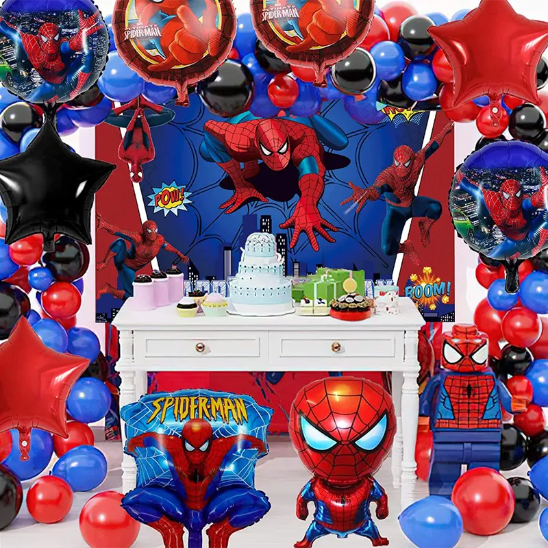 Set Garland Arch Balon Superhero