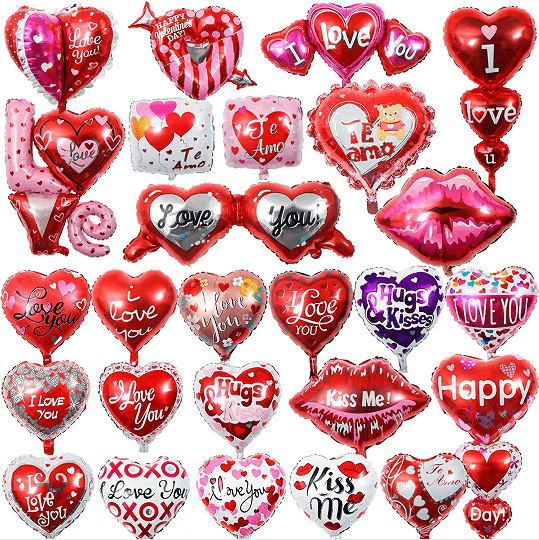 Balon Foil Hari Valentine