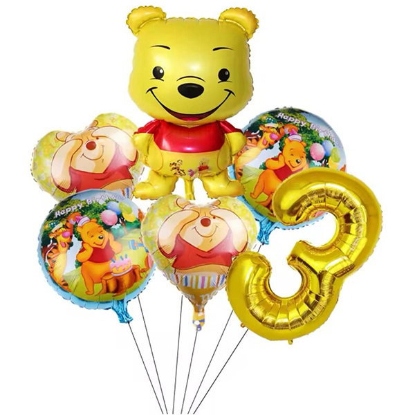 Perlengkapan balon Winnie the Pooh